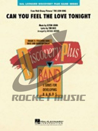 [楽譜] 愛を感じて(映画「ライオン・キング」エンディング) 吹奏楽譜【送料無料】(CAN YOU FEEL THE LOVE TONIGHT)《輸入楽譜》