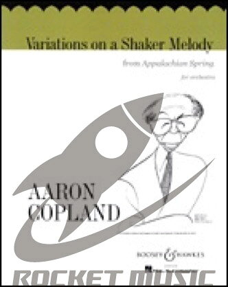  シェイカー教徒の旋律による変奏曲(コープランド)/オーケストラ楽譜(VARIATIONS ON A SHAKER MELODY)《輸入楽譜》