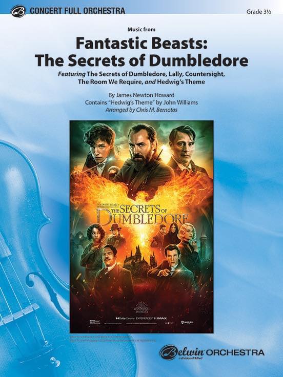 [악보] [판타스틱 비스트와 덤블도어의 비밀] 메들리/오케스트라 악보 [무료우송](Fantastic Beasts: The Secrets of Dumbledore)《수입악보》
