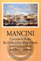 樂天商城 - [楽譜] F.マンチーニ／協奏曲第10番 変ニ長調《輸入リコーダー楽譜》【10,000円以上送料無料】(Concerto X in B-Dur)《輸入楽譜》
