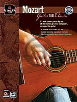 楽譜 クラシックギターで弾くモーツァルト（タブ譜付）《輸入ギター楽譜》【10,000円以上送料無料】(Basix_ Guitar TAB Classics: Mozart)《輸入楽譜》