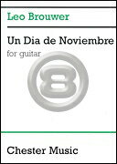  レオ・ブローウェル／11月のある日《輸入ギター楽譜》(Un Dia de Noviembre)《輸入楽譜》