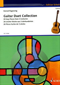  20のギター二重奏名曲集《輸入ギター楽譜》※出版社都合により、納期にお時間をいただく場合がございます(Guitar Duet Collection - 20 Easy Pieces from 3 Centuries)《輸入楽譜》
