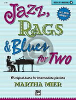 [楽譜] ピアノ・デュエットのためのジャズ ラグ＆ブルース 2《輸入ピアノ楽譜》【10 000円以上送料無料】 Jazz Rags & Blues for Two Book 2 《輸入楽譜》