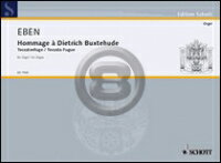 [楽譜] P.エベン／ディートリヒ・ブクステフーデへのオマージュ【10,000円以上送料無料】(Hommage a Dietrich Buxtehude)《輸入楽譜》