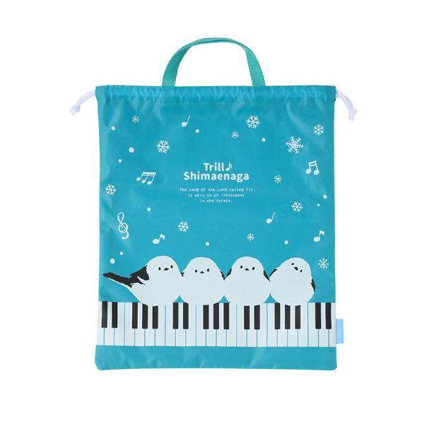 [楽譜] トリル♪シマエナガ 体操服袋【10,000円以上送料無料】(1103901シマエナガタイソウフクブクロ)