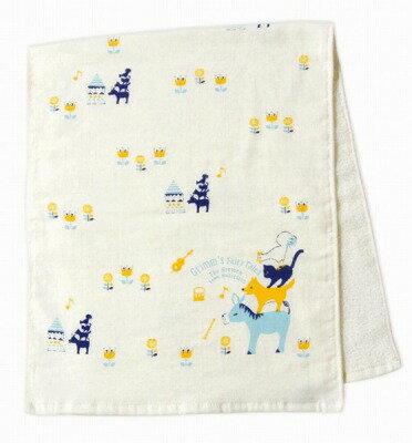 [楽譜] ブレーメンの音楽隊　フェイスタオル【10,000円以上送料無料】(K20745ブレーメンノオンガクタイ..