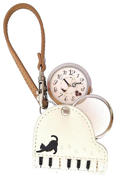 [楽譜] ルーペウォッチ　ねこピアノ　ホワイト【10,000円以上送料無料】(ルーペウォッチ ネコピアノ ホ..