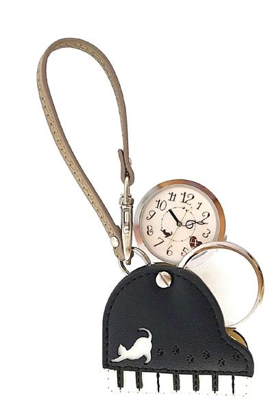 [楽譜] ルーペウォッチ　ねこピアノ　ブラック【10,000円以上送料無料】(ルーペウォッチ ネコピアノ ブ..