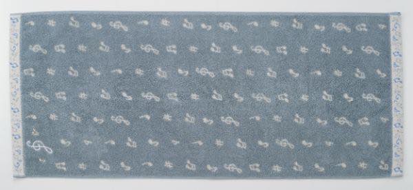 [楽譜] フェイスタオル　Silver　Notes【10,000円以上送料無料】(フェイスタオル Silver Notes)