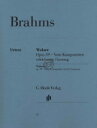  ブラームス／ワルツ op.39(作曲者自身によるやさしいアレンジ版) (原典版/ヘンレ社)《輸入ピア...(Waltzes op. 39, easy arrangement by the composer)《輸入楽譜》