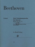  ベートーヴェン／3つの変奏曲 WoO 70, 64, 77 (原典版/ヘンレ社)《輸入ピアノ楽譜》(3 Variation Works WoO 70, 64, 77)《輸入楽譜》