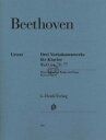  ベートーヴェン／3つの変奏曲 WoO 70, 64, 77 (原典版/ヘンレ社)《輸入ピアノ楽譜》(3 Variation Works WoO 70, 64, 77)《輸入楽譜》