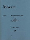 楽譜 モーツァルト／ピアノ ソナタ イ短調 K.310(300d) (原典版/ヘンレ社)《輸入ピアノ楽譜》【10,000円以上送料無料】(Piano Sonata a minor K. 310 (300d)《輸入楽譜》