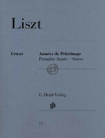  リスト／巡礼の年 第1年:スイス (原典版/ヘンレ社)《輸入ピアノ楽譜》(Annees de P lerinage, Premiere Annee, Suisse)《輸入楽譜》