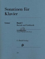 楽譜 ソナチネ集 第1巻 (原典版/ヘンレ社)《輸入ピアノ楽譜》【10,000円以上送料無料】(Sonatinas for Piano, Volume I, Baroque to Pre-Classic)《輸入楽譜》