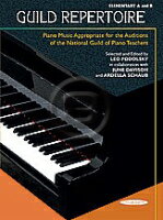  ナショナル・ギルド・オブ・ピアノの先生のための適切な音楽A&B（初級ピアノ） 《輸入ピアノ楽譜》(Guild Repertoire: Piano Music Appropriate for the Auditions of the National Guild of ...)《輸入楽譜》