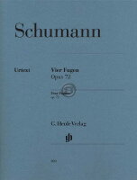  R.シューマン／4つのフーガ op.72 (原典版/ヘンレ社)《輸入ピアノ楽譜》(Four Fugues op. 72)《輸入楽譜》