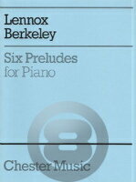 [楽譜] レノックス・バークリー／6つの前奏曲 op.23《輸入ピアノ楽譜》※出版社都合により、納期にお時間を...【10,000円以上送料無料】(Berkeley - Six Preludes Opus 23)《輸入楽譜》