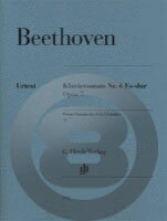 [楽譜] ベートーヴェン／ピアノ・ソナタ 第4番 変ホ長調 op.7(原典版/ヘンレ社)《輸入ピアノ楽譜》【10,000円以上送料無料】(Piano Sonata no. 4 E flat major op. 7)《輸入楽譜》