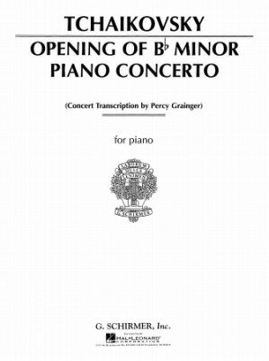 [楽譜] チャイコフスキー／ピアノ協奏曲 変ロ短調(冒頭部分)《輸入ピアノ楽譜》【10,000円以上送料無料】(Concerto in Bb Minor (Opening)《輸入楽譜》