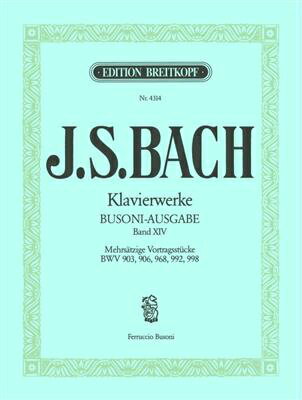 [楽譜] J.S.バッハ／半音階的幻想曲とフーガ・ニ短調、ファンタジア・ハ短調、ソナタ・ト長調、カプリッチョ・...【10,000円以上送料無料】(Mehrsatzige Vortragsstucke(Multi-Movement Execution Pieces)《輸入楽譜》