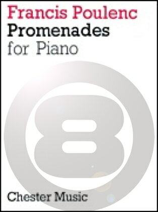  プーランク／散歩《輸入ピアノ楽譜》(Promenades for Piano)《輸入楽譜》
