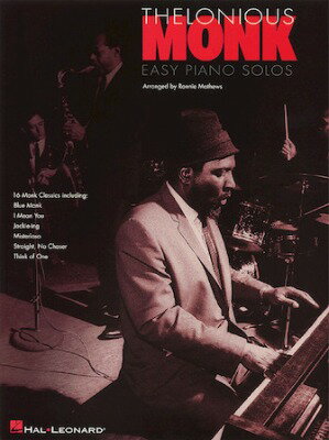  セロニアス・モンク／やさしいピアノ・ソロ集《輸入ピアノ楽譜》(Thelonious Monk Easy Piano Solos)《輸入楽譜》