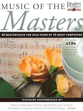  巨匠たちの音楽・ピアノ曲集《輸入ピアノ楽譜》(Music of the Masters Reader's Digest Piano Library Book/2-CD Pack)《輸入楽譜》