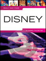 [楽譜] ディズニー・レアリー・イージー・ピアノ集（中級ピアノ、全23曲収録）《輸入ピアノ楽譜》【10,000円以上送料無料】(Really Easy Piano - Disney)《輸入楽譜》