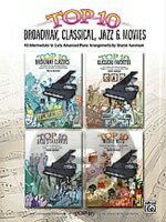 [楽譜] ブロードウェイ・クラッシック・ジャズ＆映画トップ10(中上級ピアノ)《輸入ピアノ楽譜》【10,000円以上送料無料】(Top 10 Broadway, Classical, Jazz & Movies)《輸入楽譜》