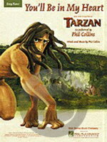 楽譜 フィル コリンズ／ユール ビー イン マイ ハート(ディズニー映画「ターザン」より)(初級ピアノ)《...【10,000円以上送料無料】(Phil Collins/You 039 ll Be in My Heart (from Tarzan)《輸入楽譜》
