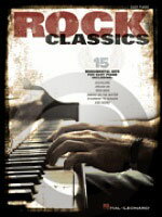 [楽譜] 初級者のためのロック・クラッシック曲集(15曲収録)《輸入ピアノ楽譜》【10,000円以上送料無料】(Rock Classics)《輸入楽譜》