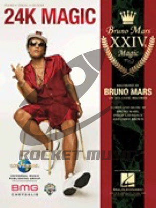 [楽譜] ブルーノ・マーズ／24Kマジック《輸入ピアノ楽譜》【10,000円以上送料無料】(Bruno Mars 24K Magic)《輸入楽譜》