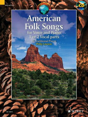 楽譜 アメリカの伝統的な民謡曲《輸入ピアノ楽譜》【10,000円以上送料無料】(American Folk Songs: 20 Traditional Pieces)《輸入楽譜》