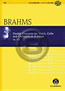 [楽譜] ブラームス／ヴァイオリンとチェロのための二重協奏曲 イ短調 op.102（CD付）(オイレンブルク版...【10,000円以上送料無料】(Brahms - Double Concerto for Violin, Cello, and Orc