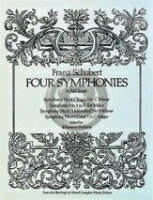  シューベルト／4つの交響曲《輸入オーケストラ・スタディスコア》(Four Symphonies)《輸入楽譜》