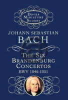  J.S.バッハ／6つのブランデンブルグ協奏曲(ミニチュアスコア)《輸入オーケストラスコア》(Six Brandenburg Concertos, The)《輸入楽譜》