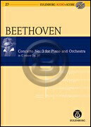 [楽譜] ベートーヴェン／ピアノ協奏曲 第3番 ハ短調 op.37（CD付）(オイレンブルク版)《輸入オーケス...【10,000円以上送料無料】(Piano Concerto No. 3 in C Minor Op. 37)《輸入楽譜》