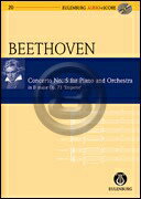 [楽譜] ベートーヴェン／ピアノ協奏曲 第5番「皇帝」変ホ長調 op.73（CD付）(オイレンブルク版)《輸入...【10,000円以上送料無料】(Piano Concerto No. 5 in Eb Major Op. 73 Emperor Con
