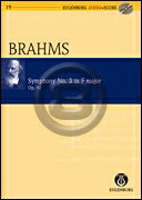 [楽譜] ブラームス／交響曲 第3番 ヘ長調 op.90（CD付）(オイレンブルク版)《輸入オーケストラ・スタ....