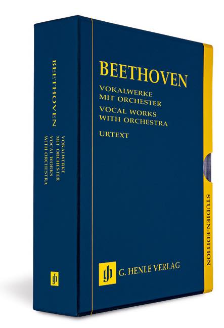  ベートーヴェン／管弦楽を伴う声楽作品集(全6巻・スリップケース入り）(原典版/ヘンレ社)(スタディス...(Vocal Works with Orchestra - 6 Volumes in a Slipcase)《輸入楽譜》