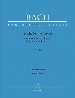 [] J.S.Хåϡ󥿡ֲ衢 BWV172ʥ륹ˡ͢륹...10,000߰ʾ̵(Kantate BWV 172 Erschallet, ihr LiederVocal Score)͢