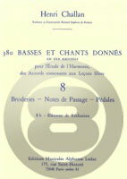  シャラン／380の和声課題集・バス課題とソプラノ課題・8B:解答例※出版社都合により、納期にお時間を...(380 Basses et chants donnes Volume 8 : Broderies, Notes de passage, Pedales - 8B Elem...)《輸入楽譜》