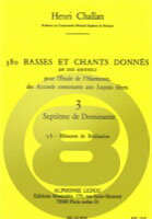  シャラン／380の和声課題集・バス課題とソプラノ課題・3B:解答例※出版社都合により、納期にお時間を...(380 Basses et chants donnes Volume 3 : Septieme de dominante - 3B Elements de realisa...)《輸入楽譜》