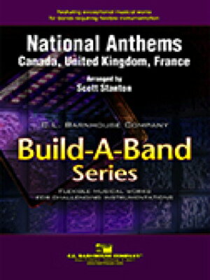 [楽譜] 《フレックス吹奏楽譜》3つの国歌集(カナダ、イギリス、フランス)(National Anthems)...【送料無料】(National Anthems(Flex-Band)《輸入楽譜》