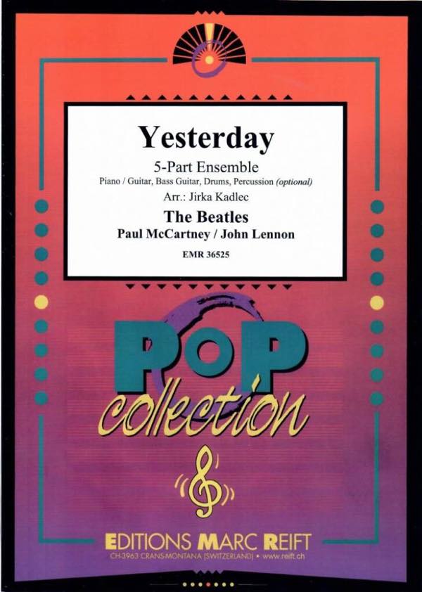 [楽譜] イェスタデイ(ビートルズ)/フレックス吹奏楽譜【10,000円以上送料無料】(Yesterday)《輸入楽譜》