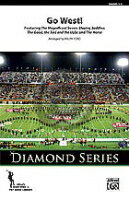 [楽譜] ゴー・ウエスト！(荒野の七人他4曲メドレー)/マーチングバンド楽譜【送料無料】(GO WEST!)《輸入楽譜》