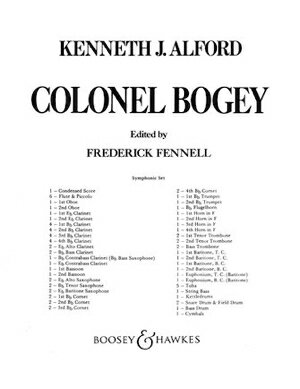  《吹奏楽譜》ボギー大佐(フェネル改訂版)(Colonel Bogey) アルフォード(Alford)...(COLONEL BOGEY)《輸入楽譜》