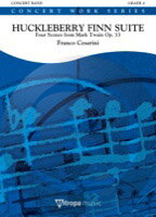[楽譜] ハックルベリー・フィン組曲 (チェザリーニ) 吹奏楽譜【送料無料】(HUCKLEBERRY FINN SUITE OP.33)《輸入楽譜》